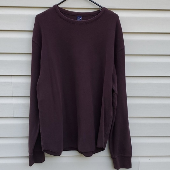 GAP Other - Men's GAP Solid Brown Pullover Shirt Sz XXL